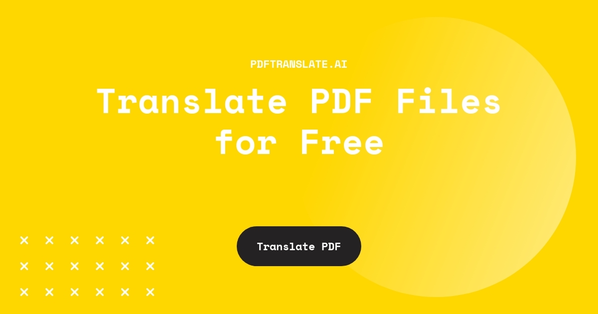 With PDFTranslate.ai, you can seamlessly translate PDF files into over 100 languages while preserving the original layout. Just submit your PDF file a