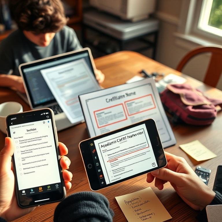 AI OCR Academic Certificate Translation