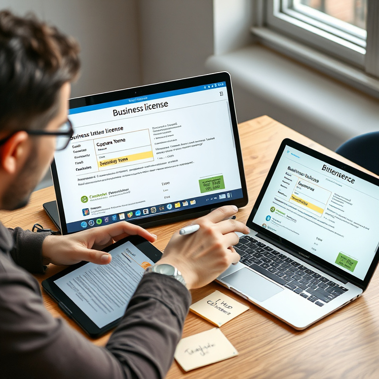 AI OCR Business License Translation