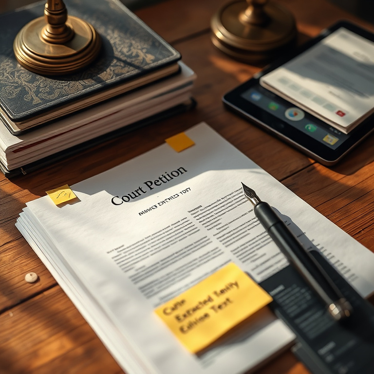 AI OCR Court Petition Translation