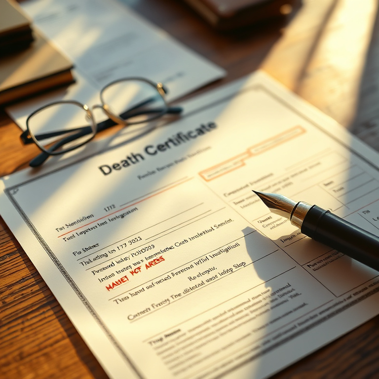 AI OCR Death Certificate PDFs Fast