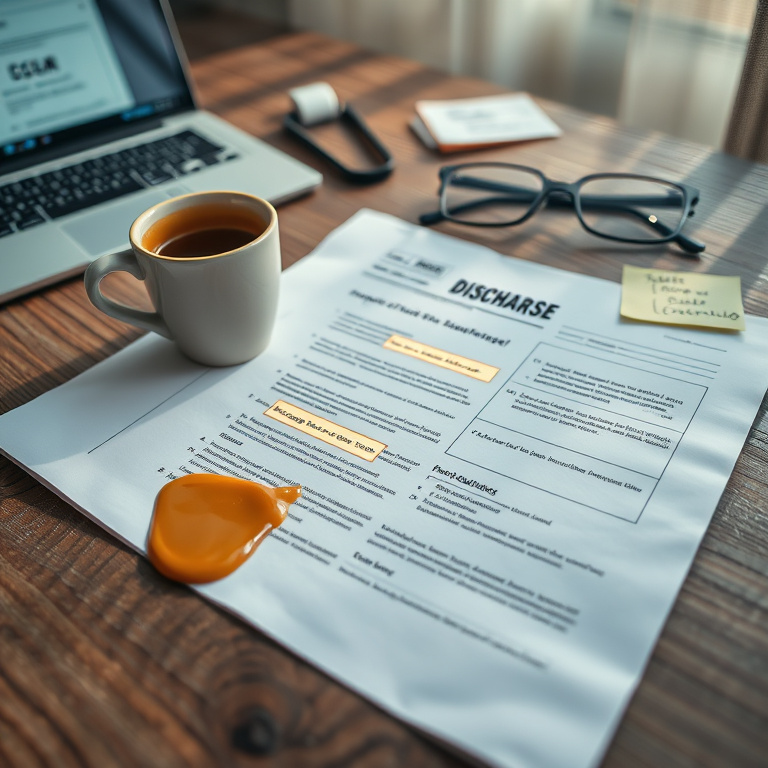 Hospital Discharge Paper Translation