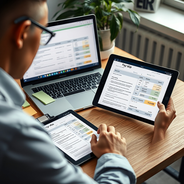 Secure AI Pay slip PDF Translation