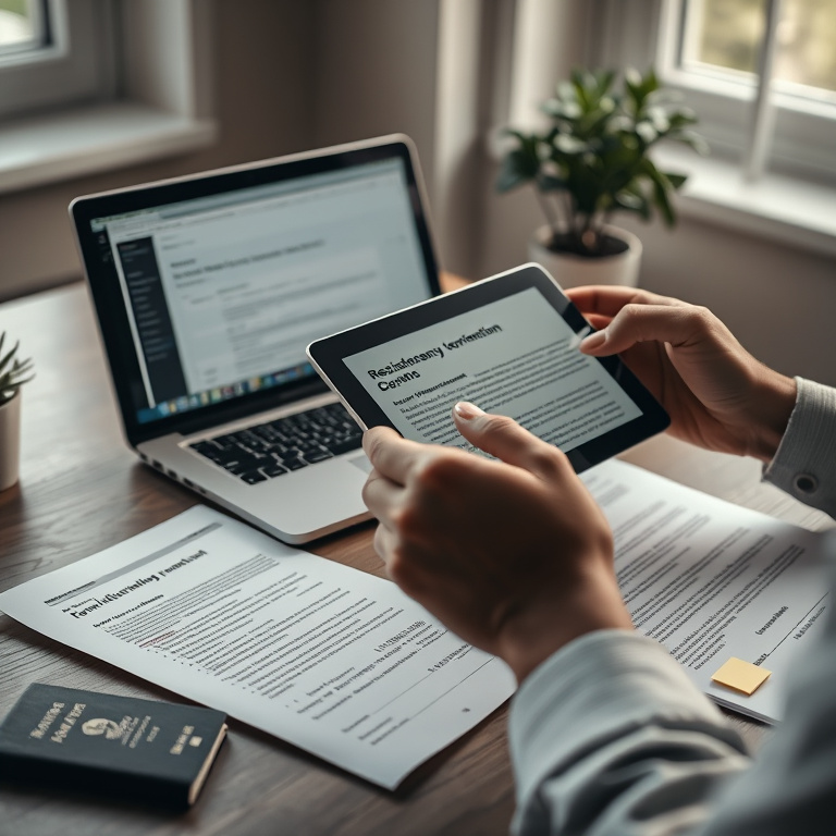 Residency Permit PDF Translation