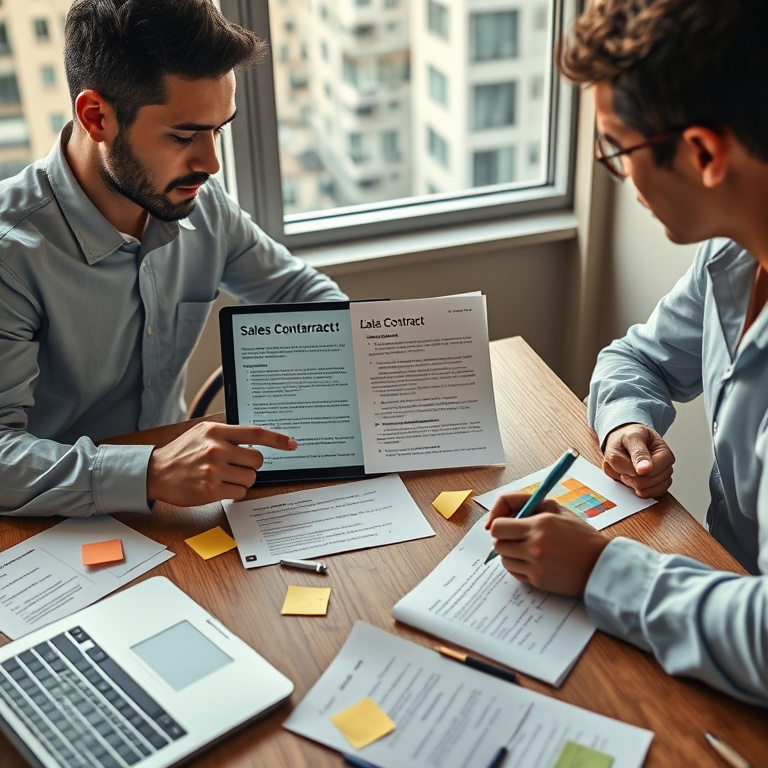 AI + OCR Sales Contract Translation