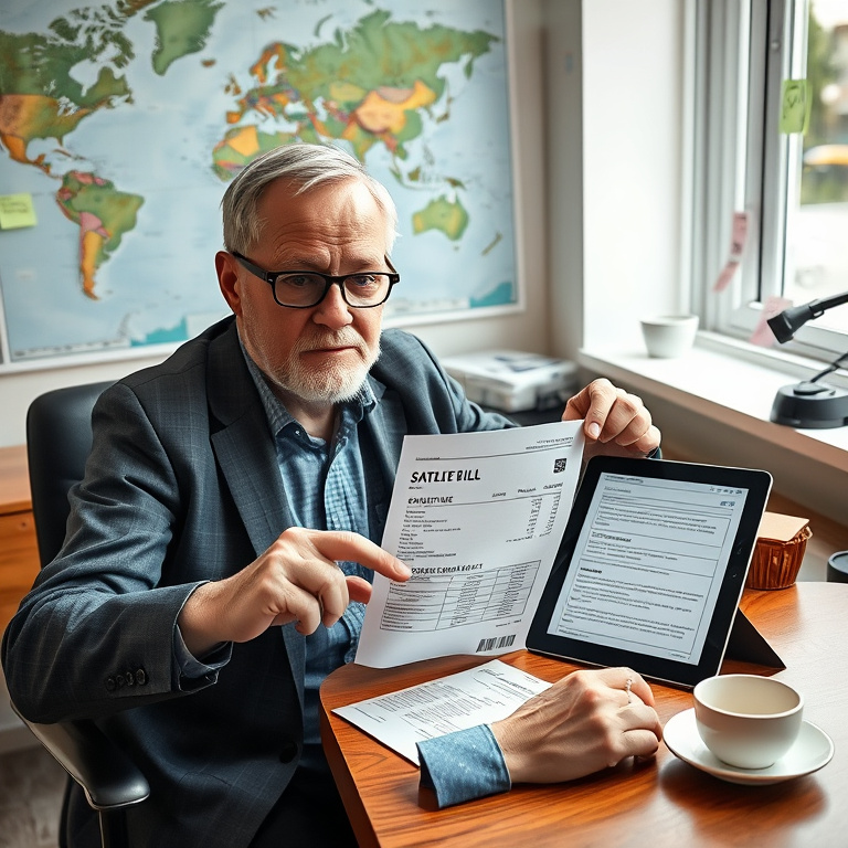 Satellite Bill PDF Translation