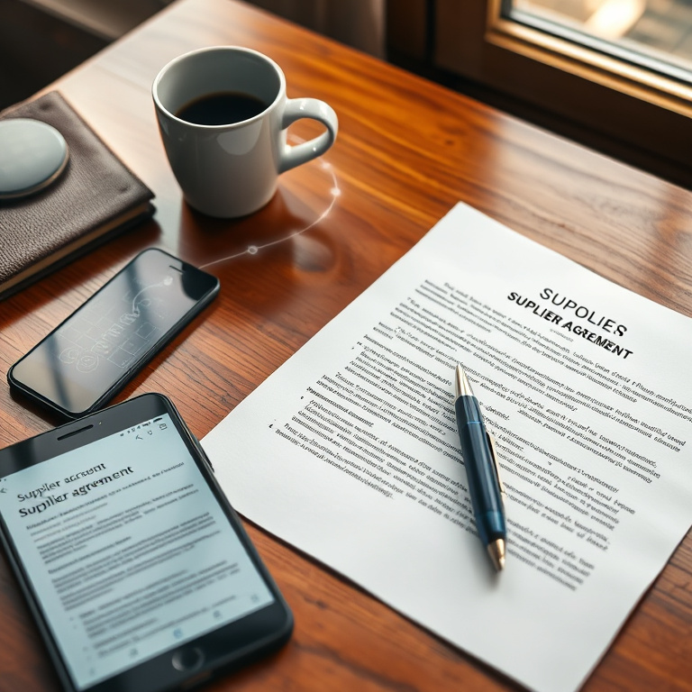 Fast Supplier Agreement PDF Translation