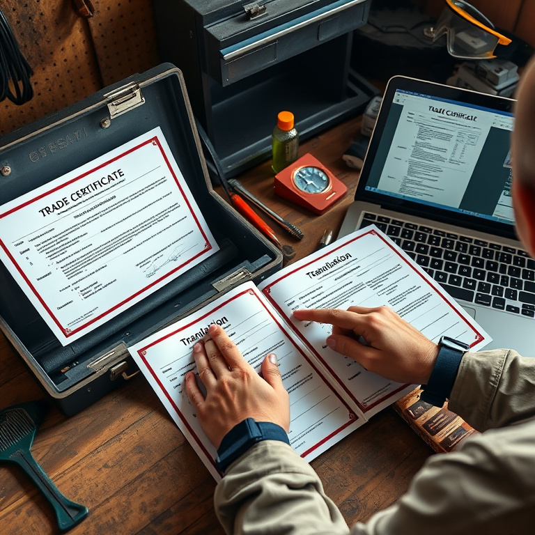 Trade Certificate PDF Translation
