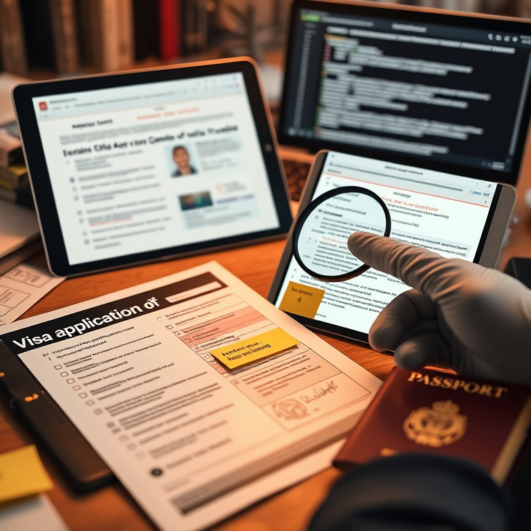 Secure Visa Application Translation
