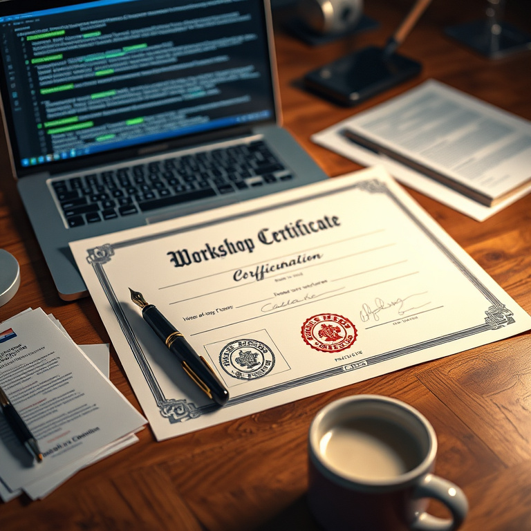 Workshop Certificate PDF Translation